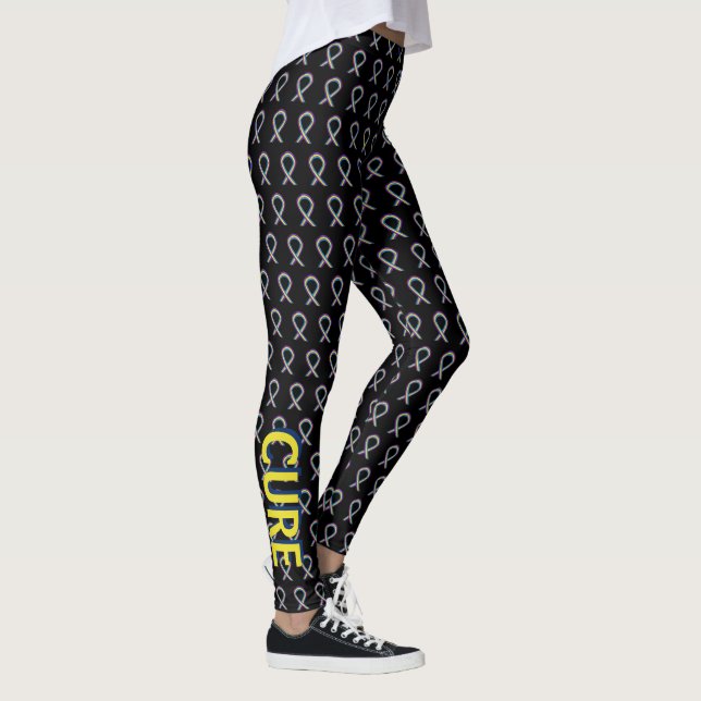 Leggings Ruban de sensibilisation au cancer de la vessie Le (Droite)