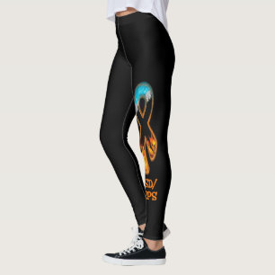 Leggings Ruban incendie et glace