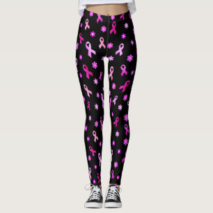 Leggings Ruban rose de cancer du sein