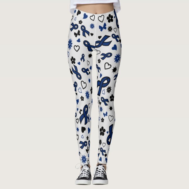 Leggings Rubans bleus Multi...Epstein Barr (Devant)
