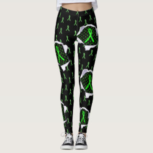 Leggings Rubans de sensibilisation à la maladie de Lyme Leg