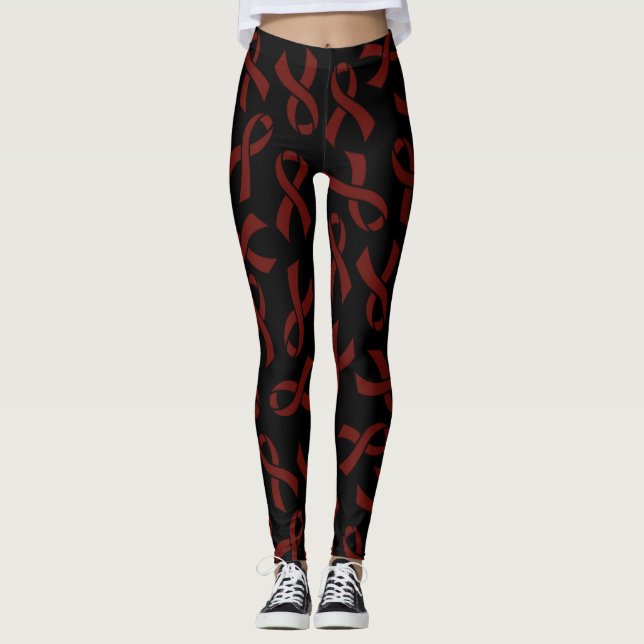 Leggings Rubans Maroon...APS (Devant)