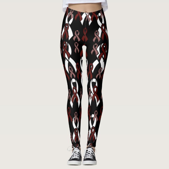 Leggings Rubans Maroon...APS (Devant)