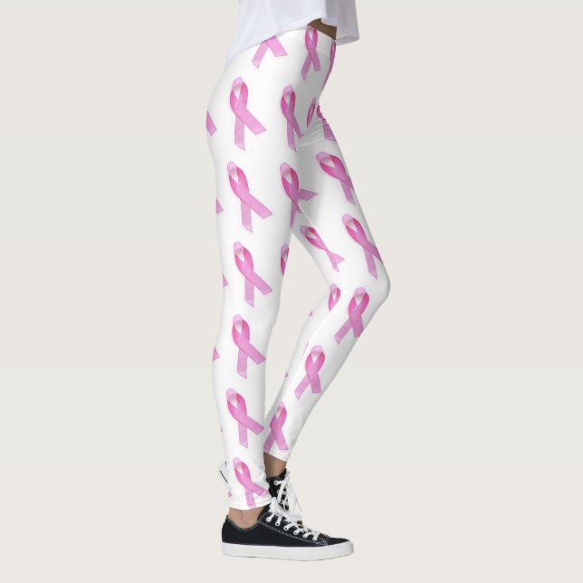 Leggings rubans roses élégants et féminins (Droite)