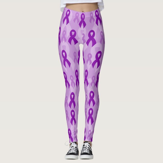Leggings Rubans violets,,, Fibro (Devant)