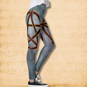 Leggings Ruby Enchantement : Pentagram Elégance