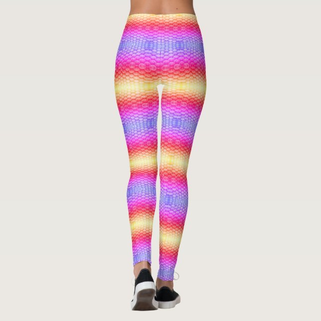 Leggings ruche colorée (Dos)