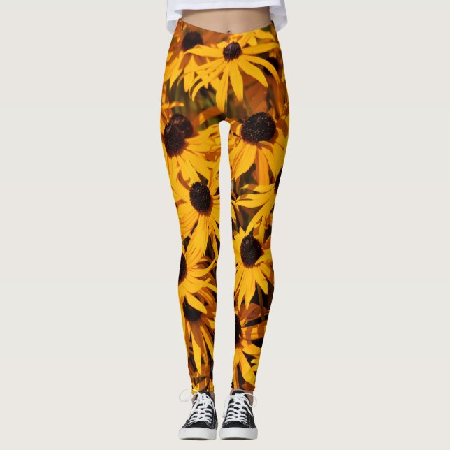 Leggings Rudbeckia Fulgida / Orange Coneflower (Devant)