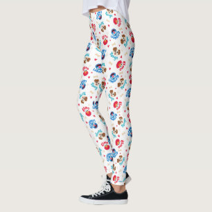 Leggings Rue Sésame Tango, Elmo et Motif Grover