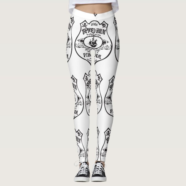Leggings Rum épicé Pirate Boisson Thunder_Cove (Devant)