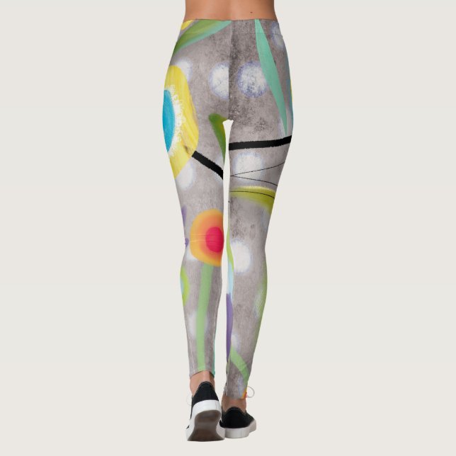 Leggings Rupydetequila Illustration Florale (Dos)