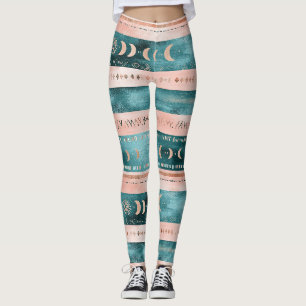 Leggings Rustique Celeste Rayure Lune Soleil Terreux