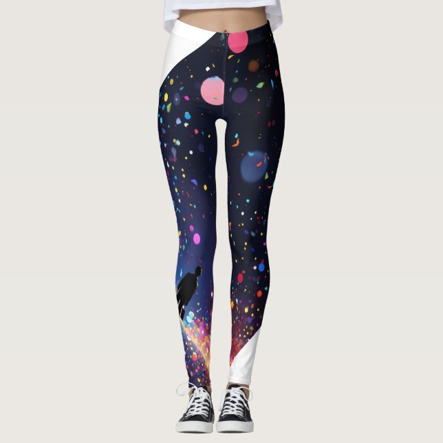 Leggings Rythme et lumières (Devant)