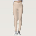Leggings Sable du désert couleur uni clair<br><div class="desc">La couleur sable du désert pour les leggings est parfaite pour ajouter un style chic et sans effort à tout look. Il apporte un sentiment de chaleur et de confort à tout design Que vous cherchiez à habiller une tenue décontractée ou ajouter une touche pointue à votre ensemble de soirée....</div>