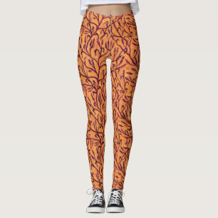 Leggings Sable Fleur Eau Poivre Fleur sauvage Floral Art E