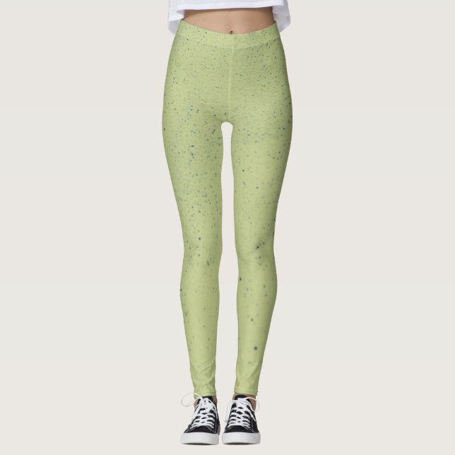 Leggings Sable vert citron (Devant)