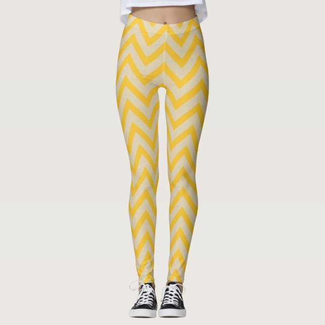Leggings Saffron Spice Moods Chevrons (Devant)