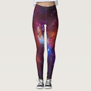 Leggings Sagittaire une image de galaxie de manière