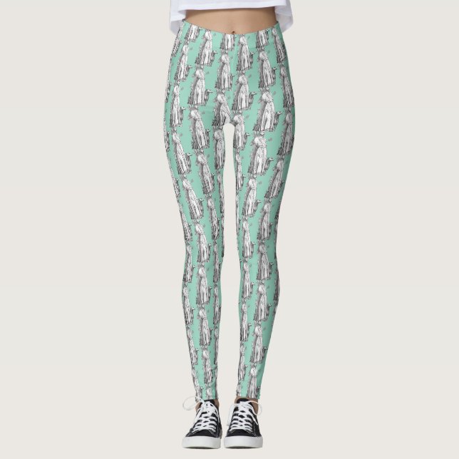 Leggings Saint Edmund le Martyr Roi des Anges de l'Est (Devant)