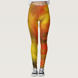 Leggings Saint Esprit Feu Chrétien Culte Art Peinture