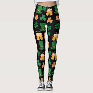 Leggings Saint patrick's day celtic, irish bière drôle, cha
