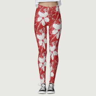 Leggings Sakura fleur de cerisier japonaise impression flor