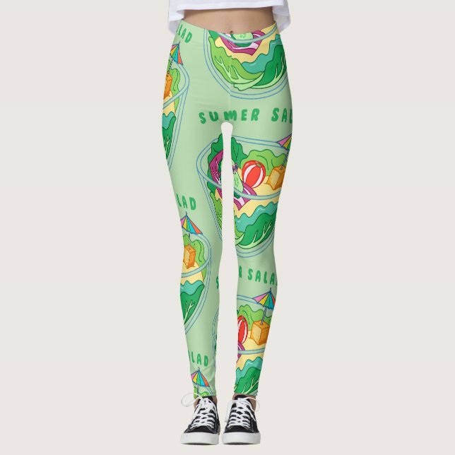 Leggings Salade d'été (Devant)