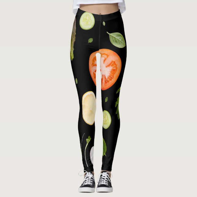 Leggings Salade savoureuse sur votre (Devant)