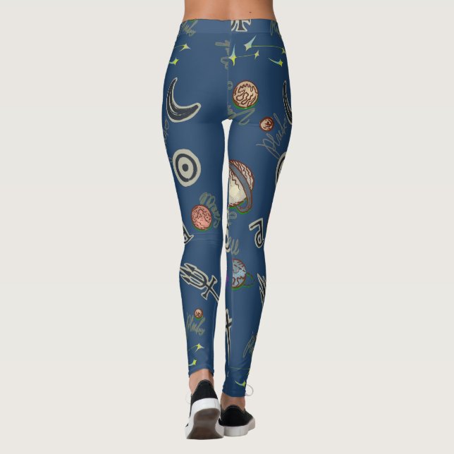 Leggings Salade spatiale (Dos)