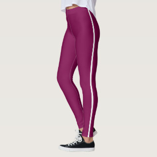 Leggings Salle de sport pour femmes Red & White