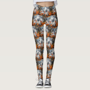 Leggings Samoyed Halloween Épouvantable