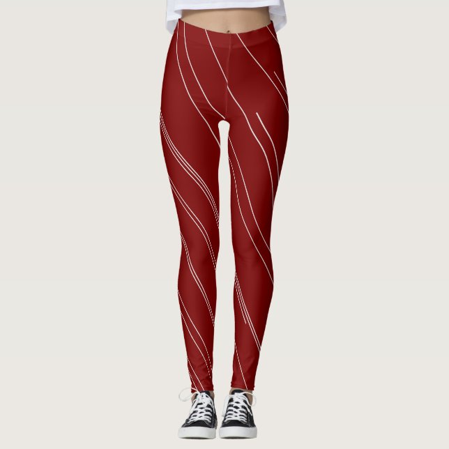 Leggings SangriaVelvet Blanc  (Devant)