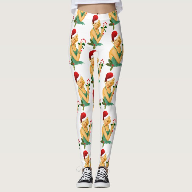Leggings santa claus pin up (Devant)