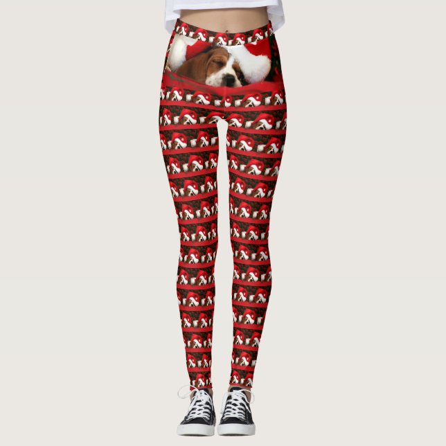 Leggings Santa Puppy (Devant)