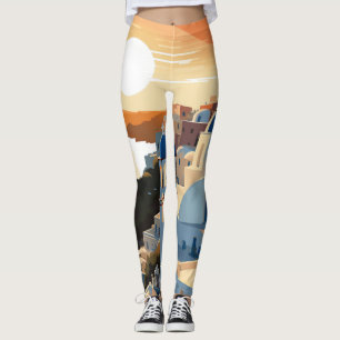 LEGGINGS SANTORINI GRÈCE N° 1