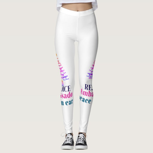 Leggings Sapin de Noël (Devant)