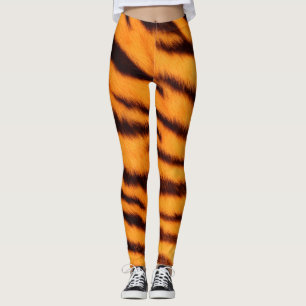 Leggings Sauvage et Vibrant Tiger Orange