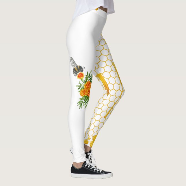 Leggings Sauvez Les Abeilles, Honeycomb (Droite)