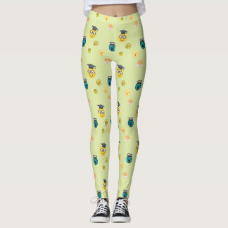 Leggings Savant drôle, émoticônes paniquées