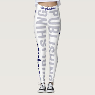 Leggings Scénaristes éditant le bleu marine/guêtres grises