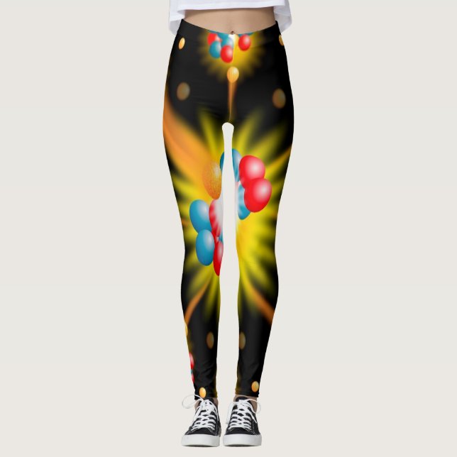 Leggings Science de la fission nucléaire (Devant)