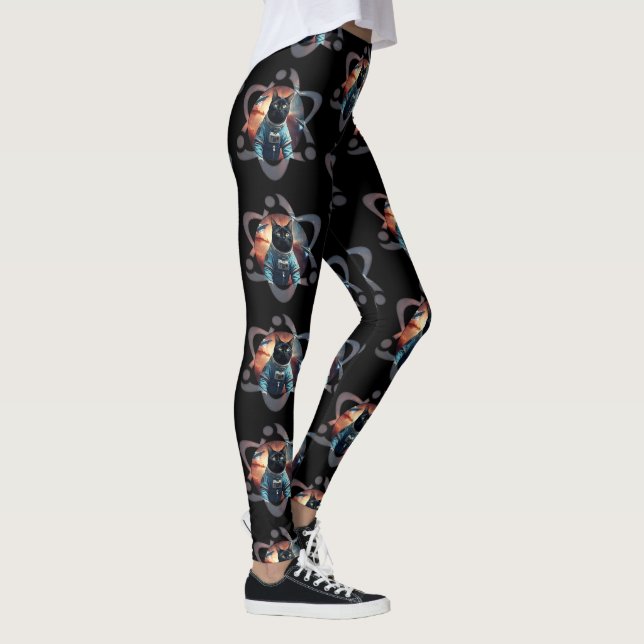 Leggings Science des chats spatiaux (Droite)