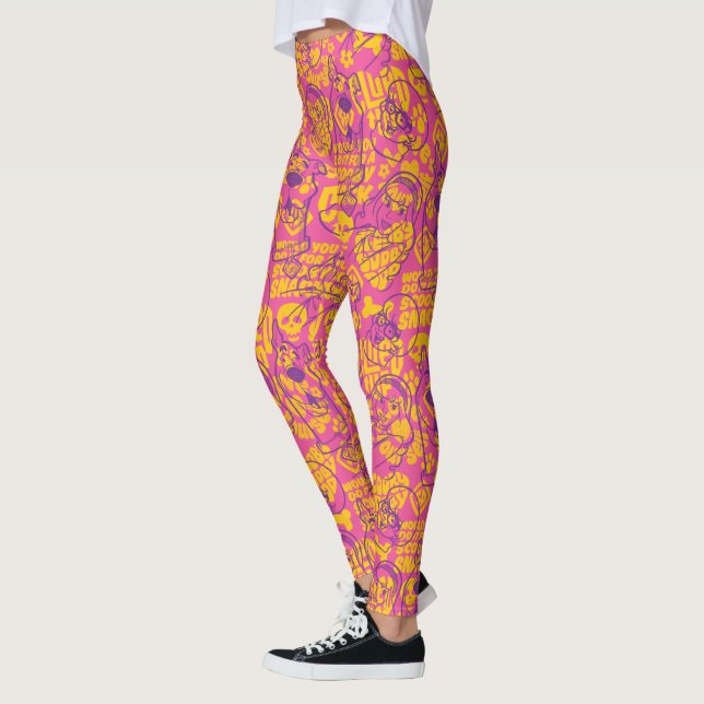 Leggings Scooby-Doo | Funky Flower Motif (Gauche)