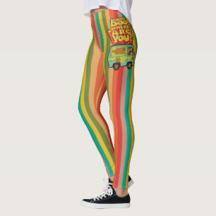 Leggings Scooby-Doo   "où êtes vous ?" Rétro bande dessi
