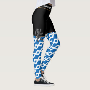 Leggings Scotland & Lion, Scotland Flag, mode/sports