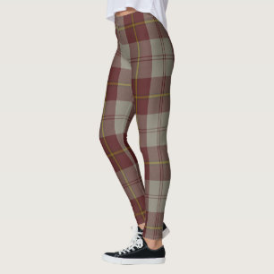 Leggings Scotstee Clan Cunningham Burgundy Dancers Tartan W