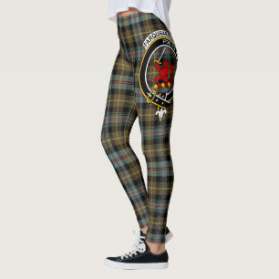 Leggings Scotstee Clan Farquharson Patiné Crest Tartan