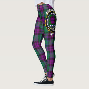 Leggings Scotstee Clan MacArthur Milton Crest Tartan Women