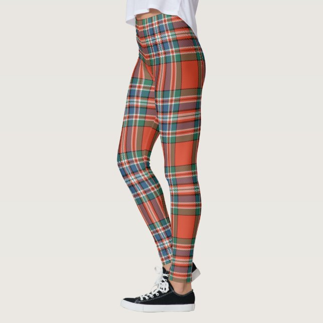 Leggings Scotstee Clan MacFarlane Femmes tartan antiques (Gauche)