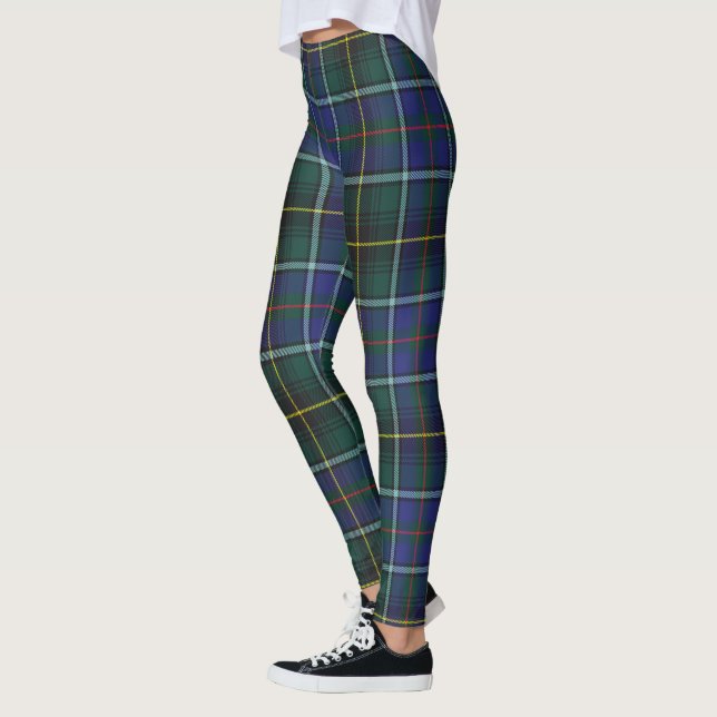 Leggings Scotstee Clan MacInnes Femmes Tartan Modernes Legg (Gauche)